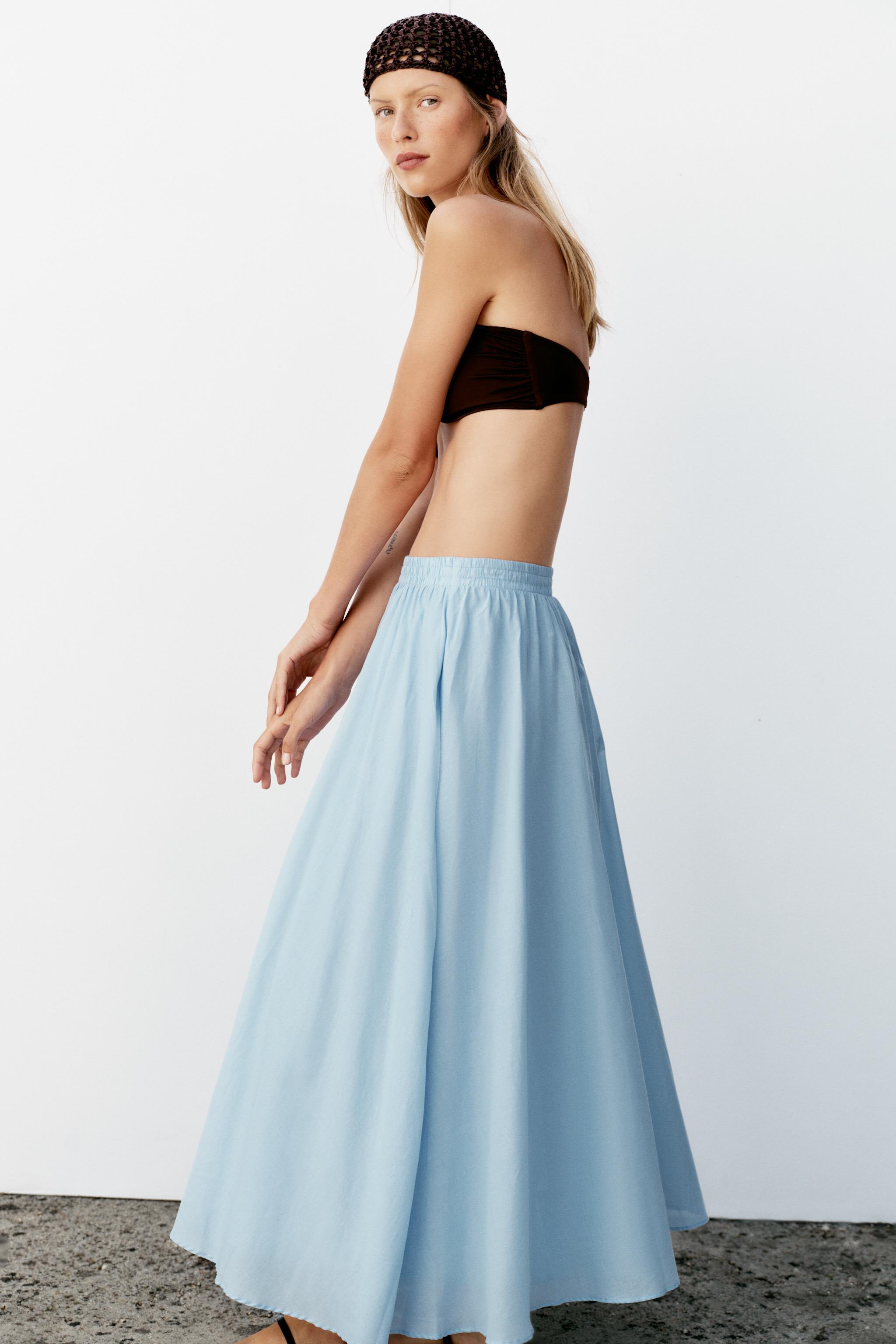 JUPE MI-LONGUE CAPE