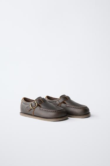 LEATHER SHOES — Brown 2