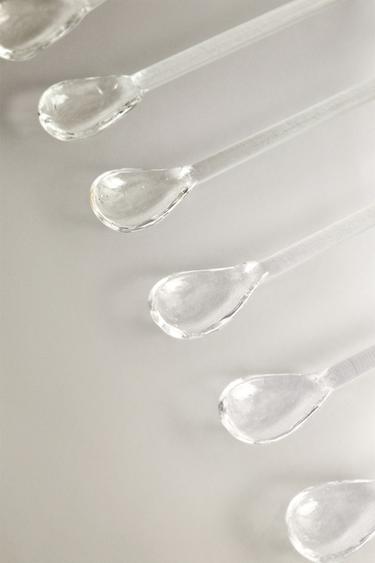 LOT PETITES CUILLÈRES VERRE RECYCLABLE FRUITS (LOT DE 6) -  de Zara - Image 2
