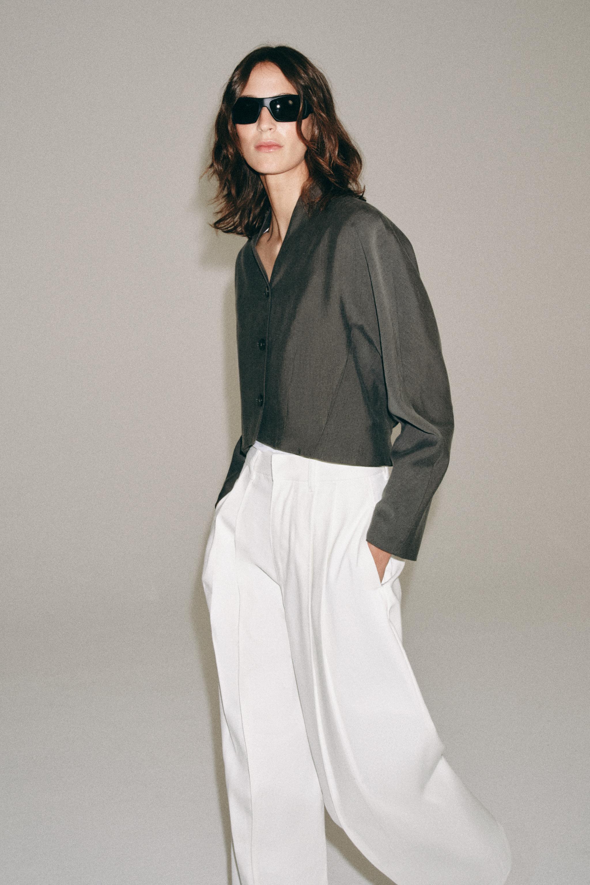 ZW COLLECTION CROPPED JACKET