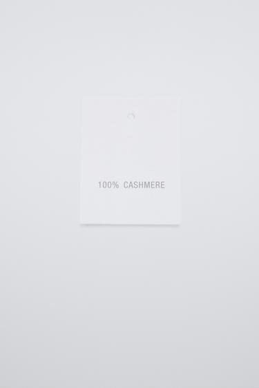 PULL 100 % CACHEMIRE - Gris de Zara - Image 4