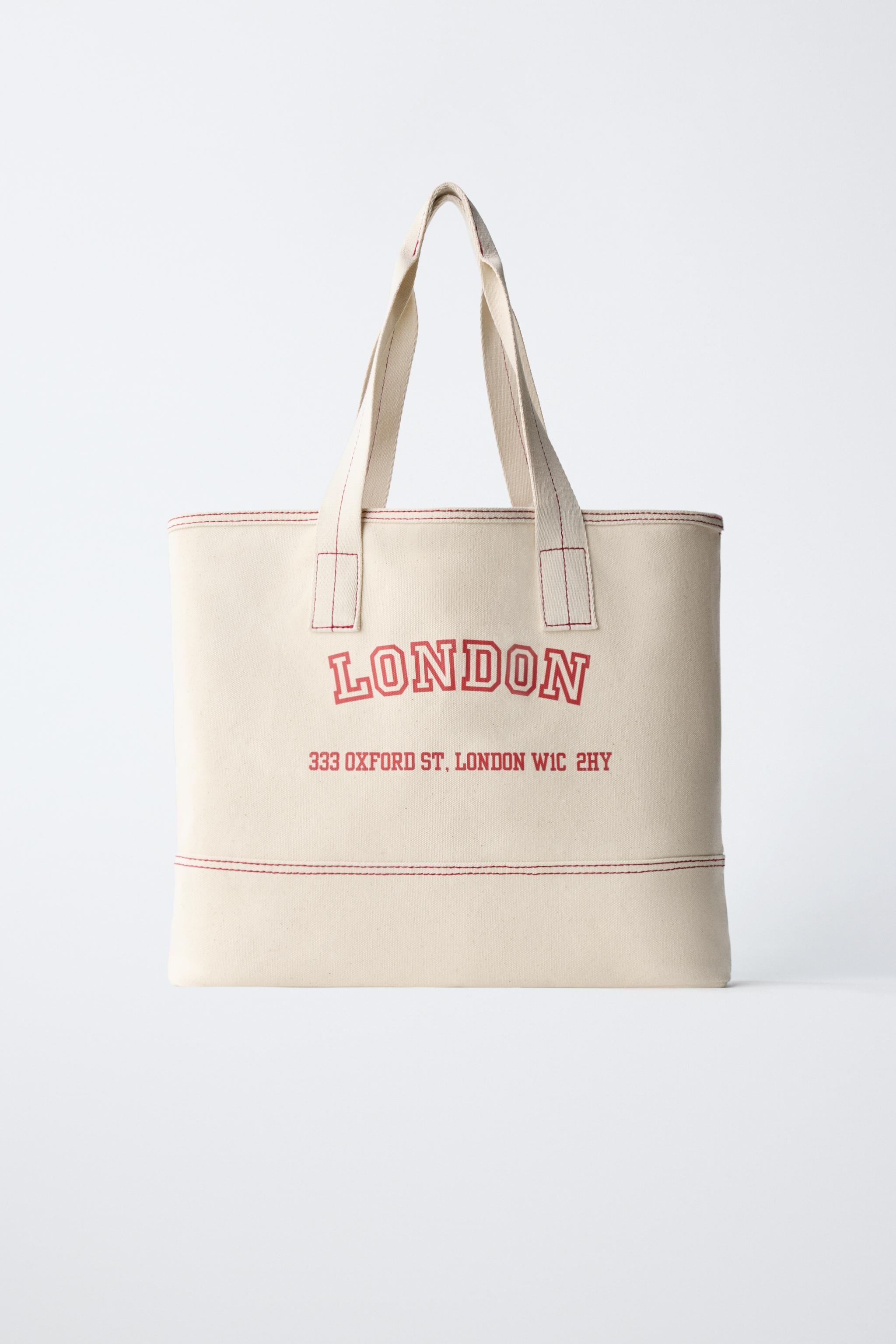 LONDON TOTE BAG — Red