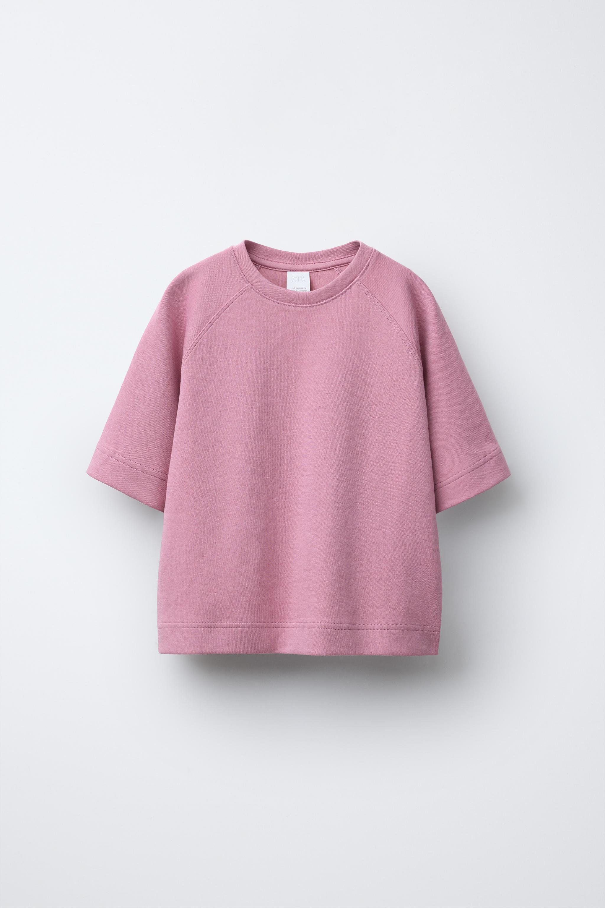 インターロック無地Tシャツ - ブラック | ZARA Japan / 日本