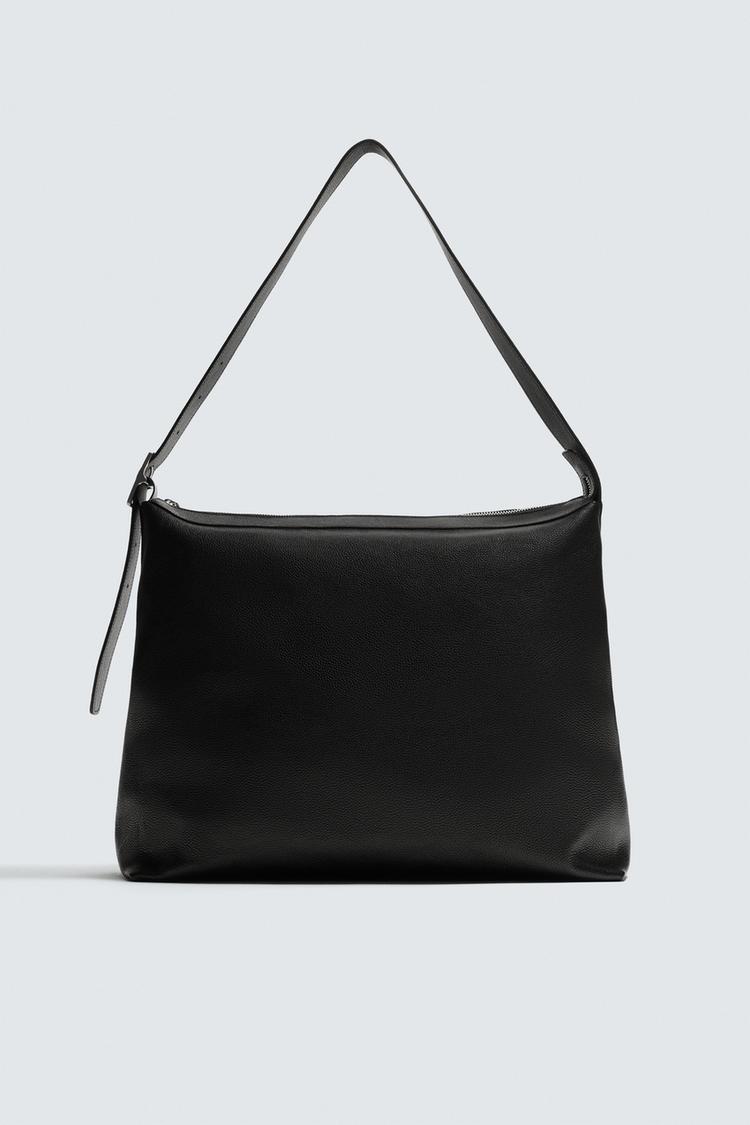 ZARA LEATHER TOTE BAG