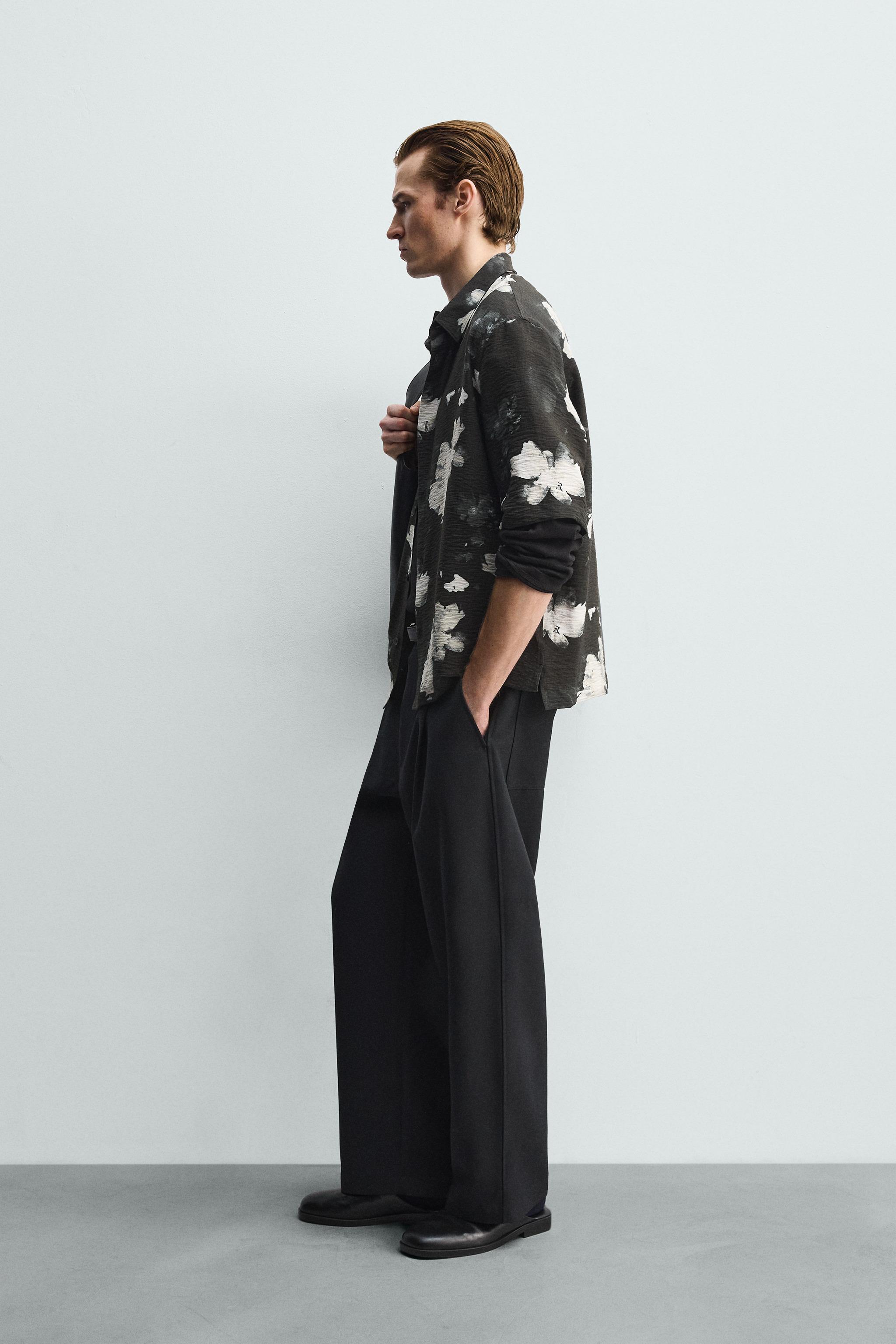 FLUID FLORAL PRINT SHIRT