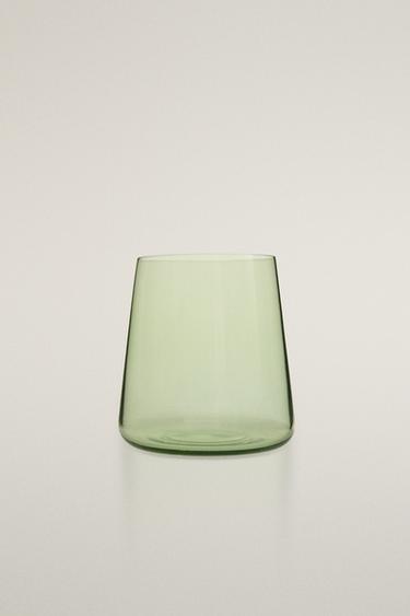 CONICAL CRYSTALLINE TUMBLER - Green by Zara - Image 0