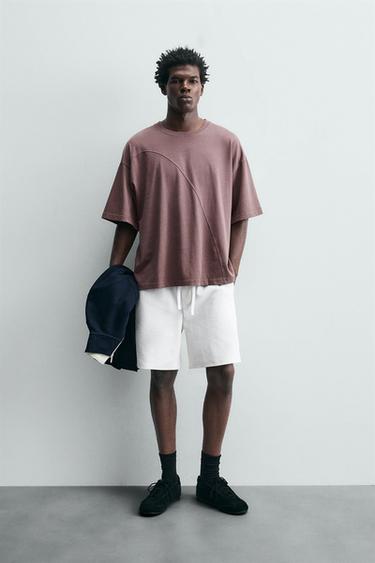 BERMUDA SOFT ESTRUCTURA - Blanco roto de Zara - Imagen 0