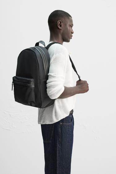 Zara TECHNICAL BACKPACK - Black - Image 0