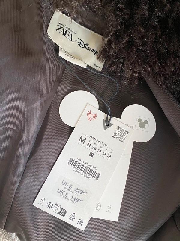 OVERSIZE FIT FAUX FUR COAT HARRY LAMBERT FOR ZARA X DISNEY - Image 2