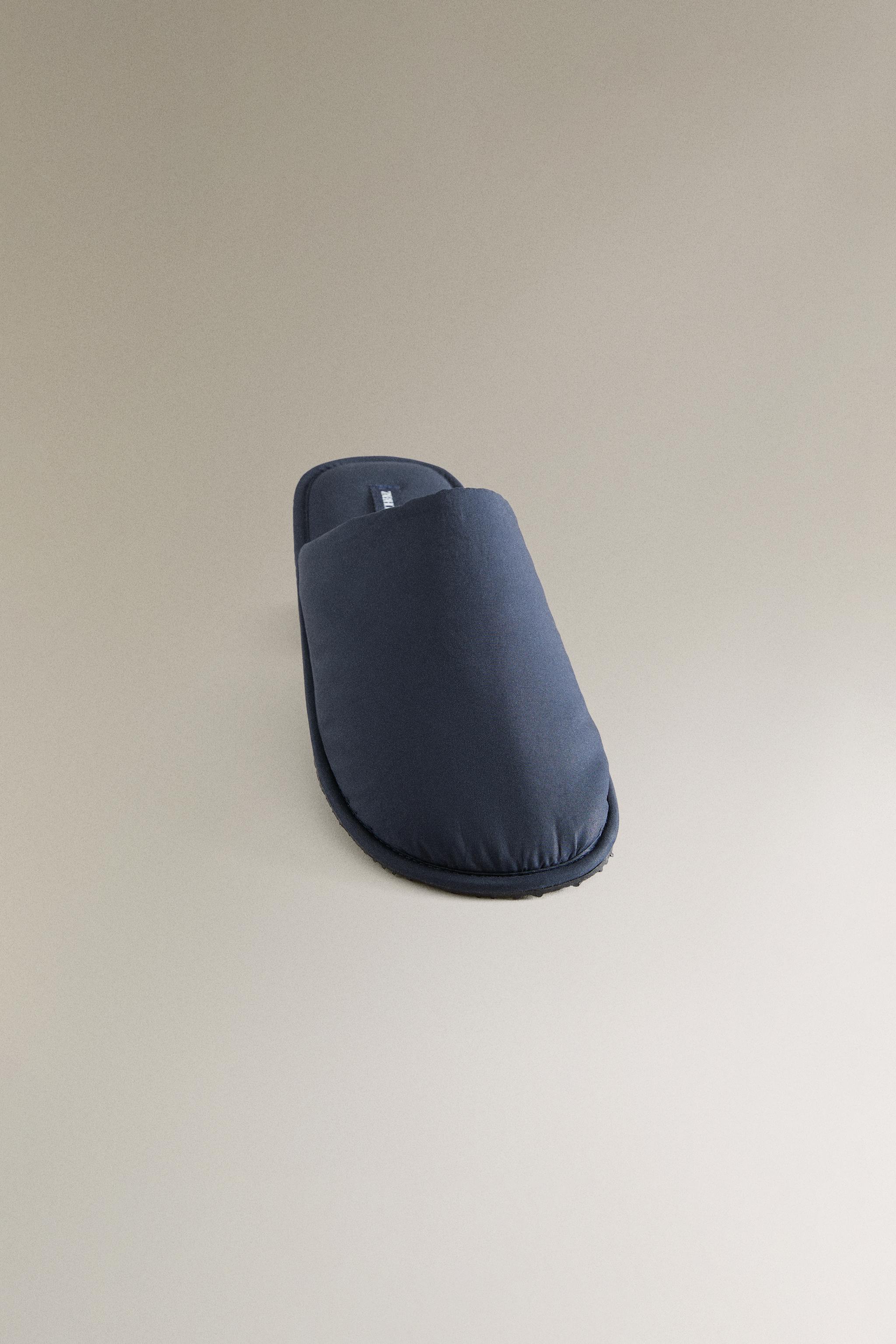 TECHNICAL FABRIC MULE SLIPPERS