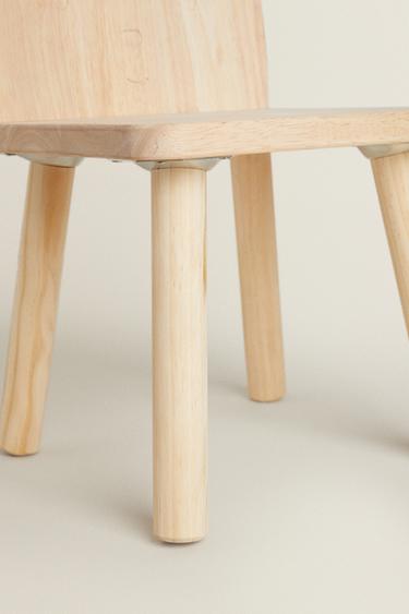 CHAISE BOIS OURSON - Beige clair de Zara - Image 4