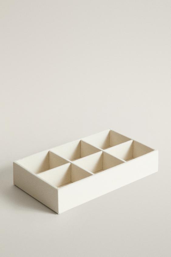 Zara JEWELRY ORGANIZER BOX - Ecru - Image 0