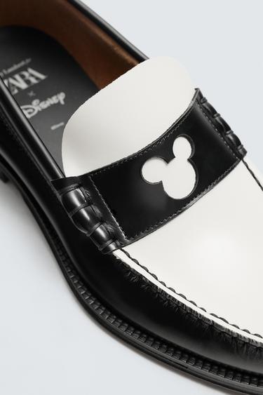 MOCASSINS EN CUIR À MASQUE HARRY LAMBERT FOR ZARA X DISNEY - Multicolore de Zara - Image 5