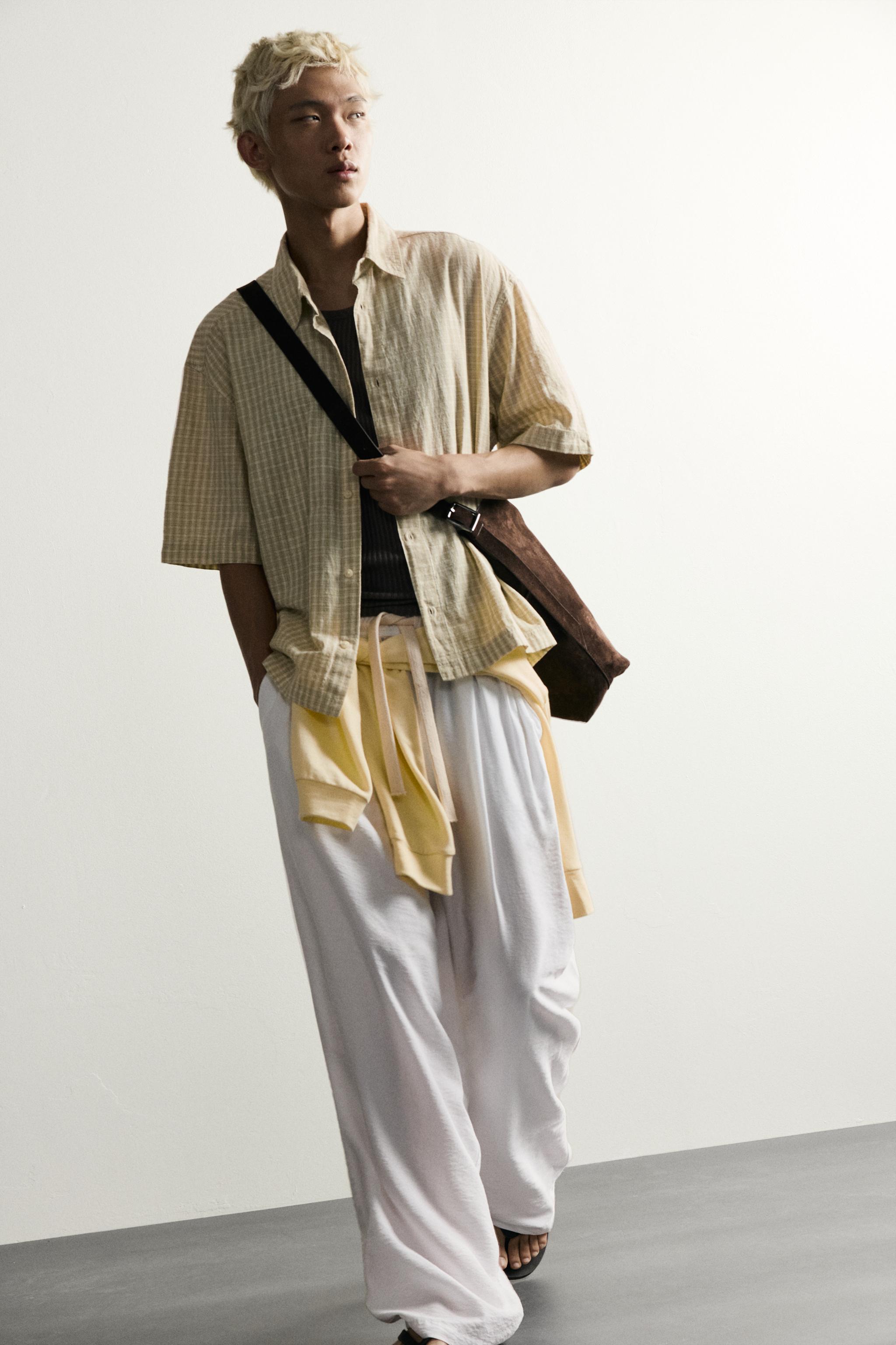 CHEMISE BOXY FIT À CARREAUX