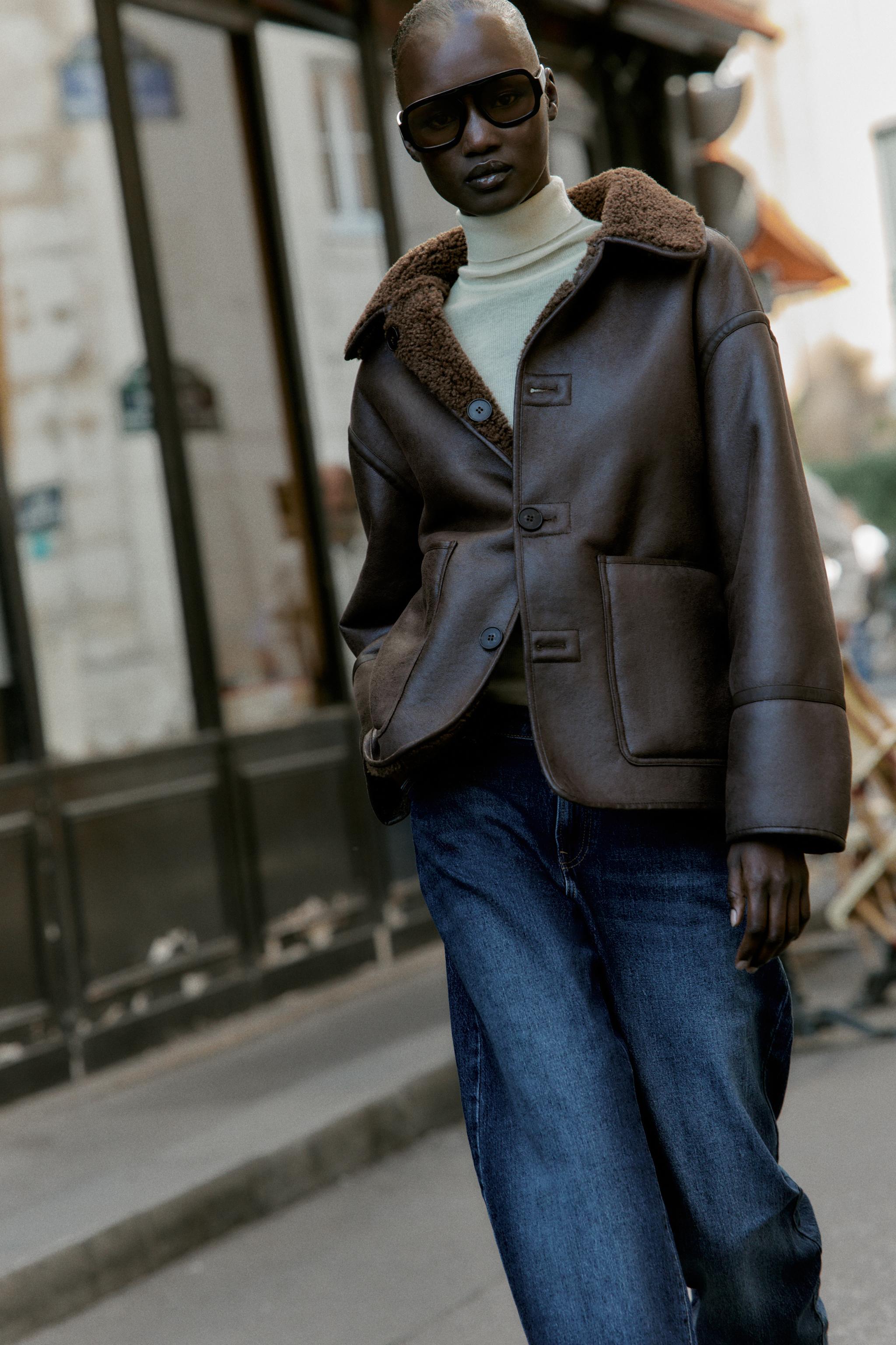 新品 ZARA リバーシブルダブルフェイスジャケット ZARA】NEW リバーシブルダブルフェイスジャケット (ZARA/ジャケット