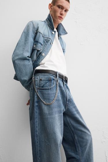 ДЖИНСЫ BAGGY FIT — ВЫЦВЕТШИЙ СИНИЙ от Zara