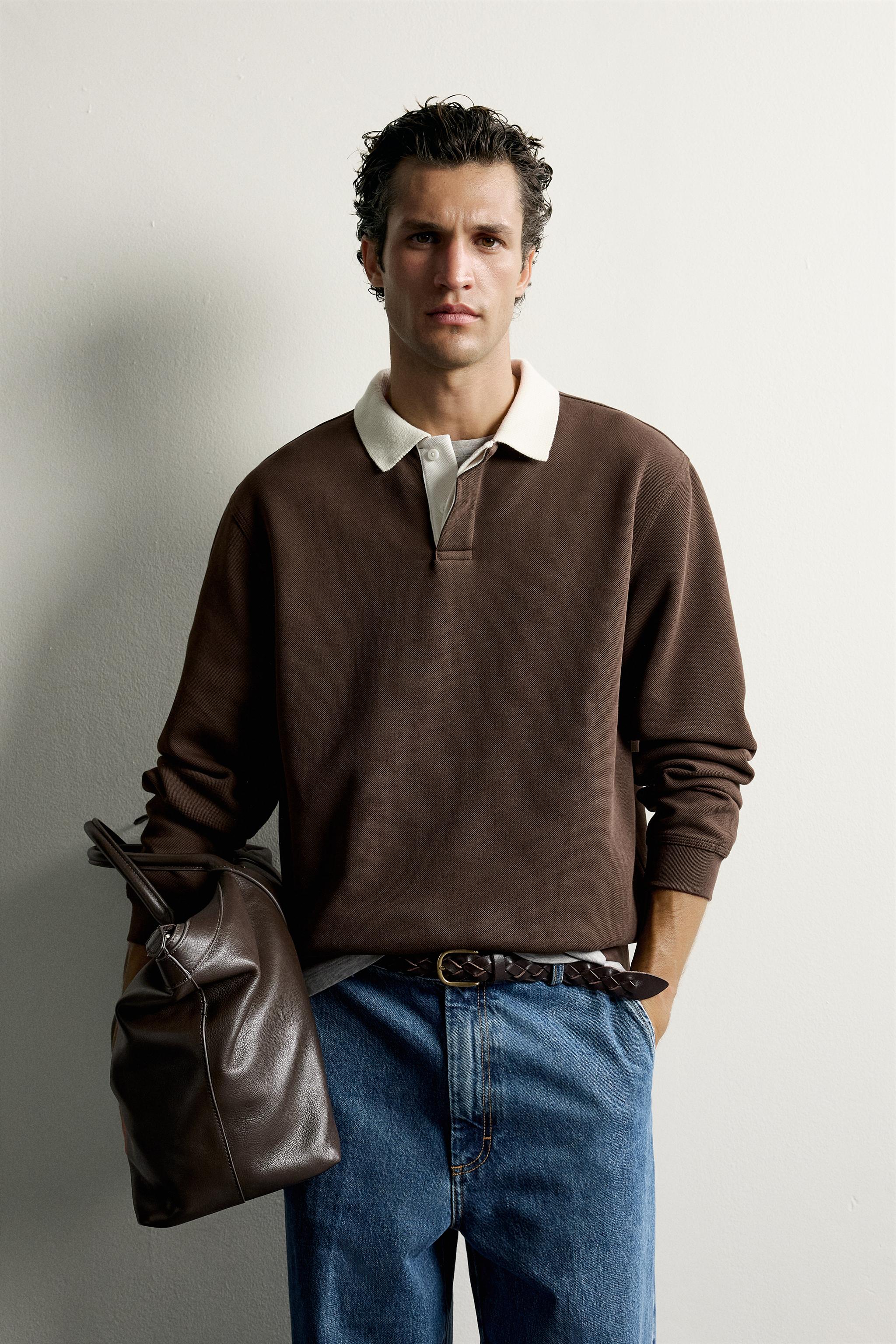 RELAXED FIT STRIPED PIQUÉ POLO SHIRT