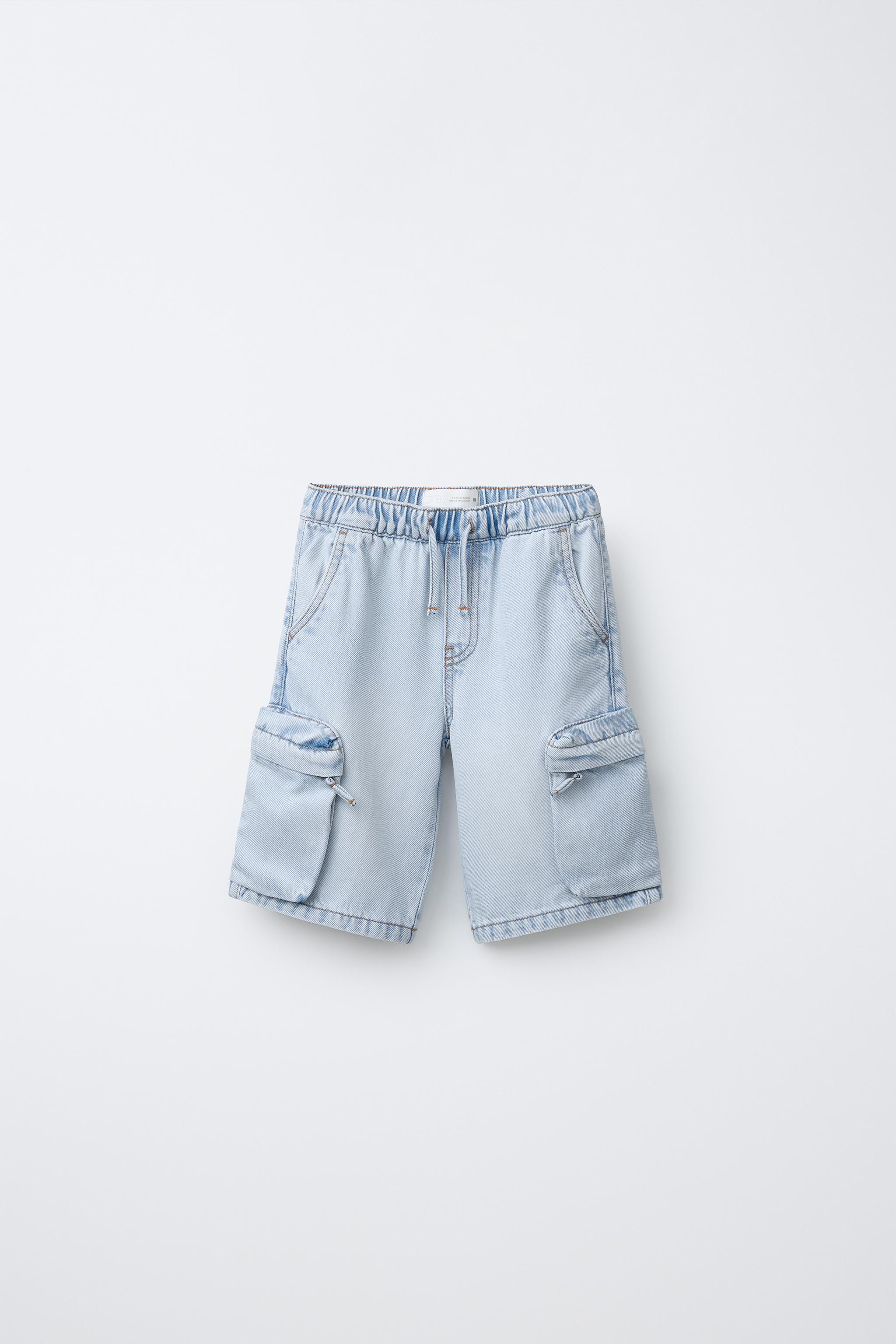 BERMUDA EN JEAN CARGO URBAIN