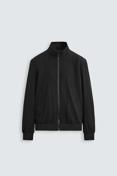 JAQUETA BOMBER TÉCNICA - Preto da Zara