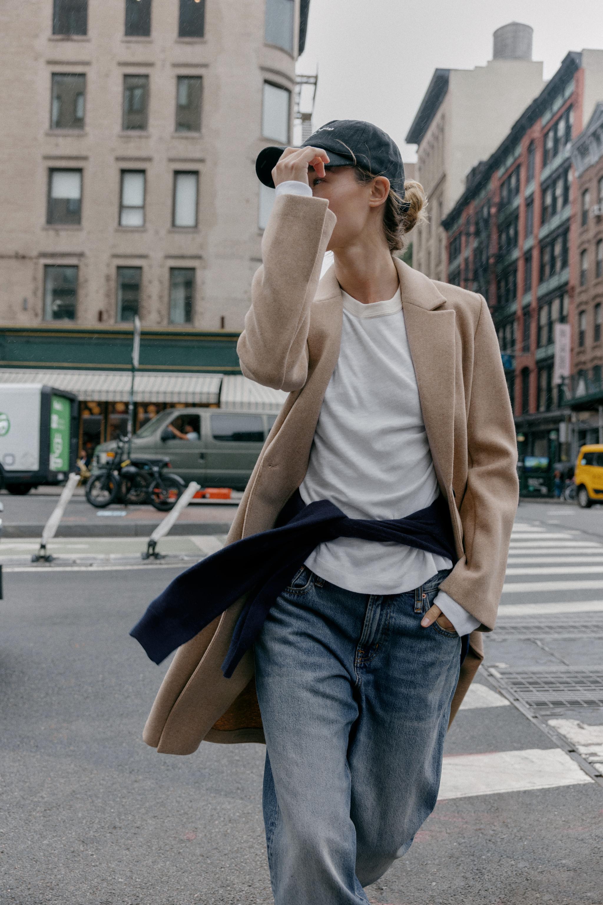 ソフトベーシックコート - ミディアムキャメル | ZARA Japan / 日本