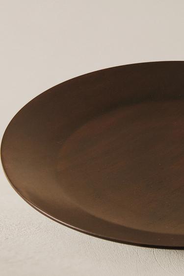 WOODEN SERVING DISH - Brown by Zara