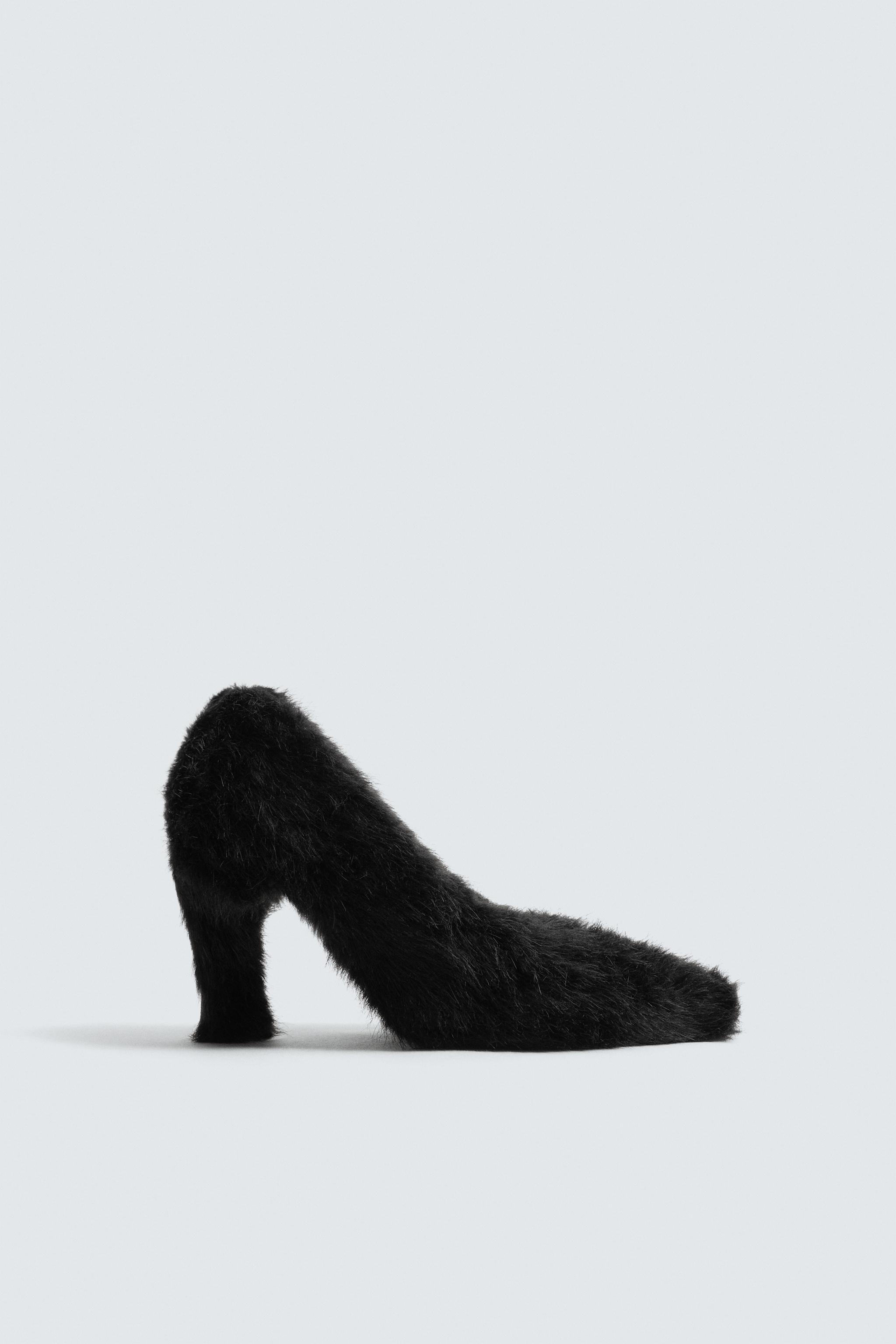 FAUX FUR SHOES HARRY LAMBERT FOR ZARA x DISNEY