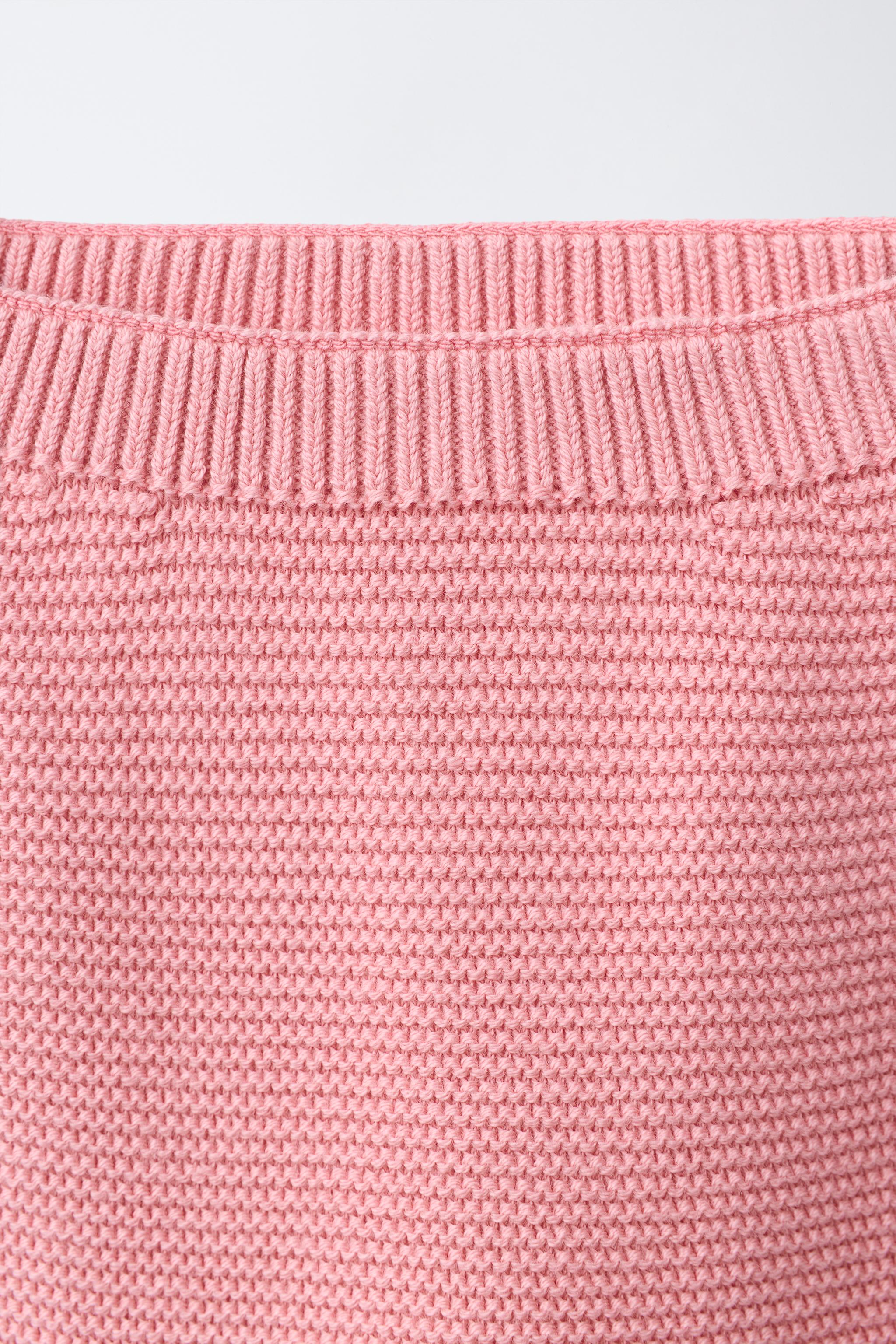 Детские брюки Zara EMBROIDERED FLORAL LACE KNIT PANTS — фото 3