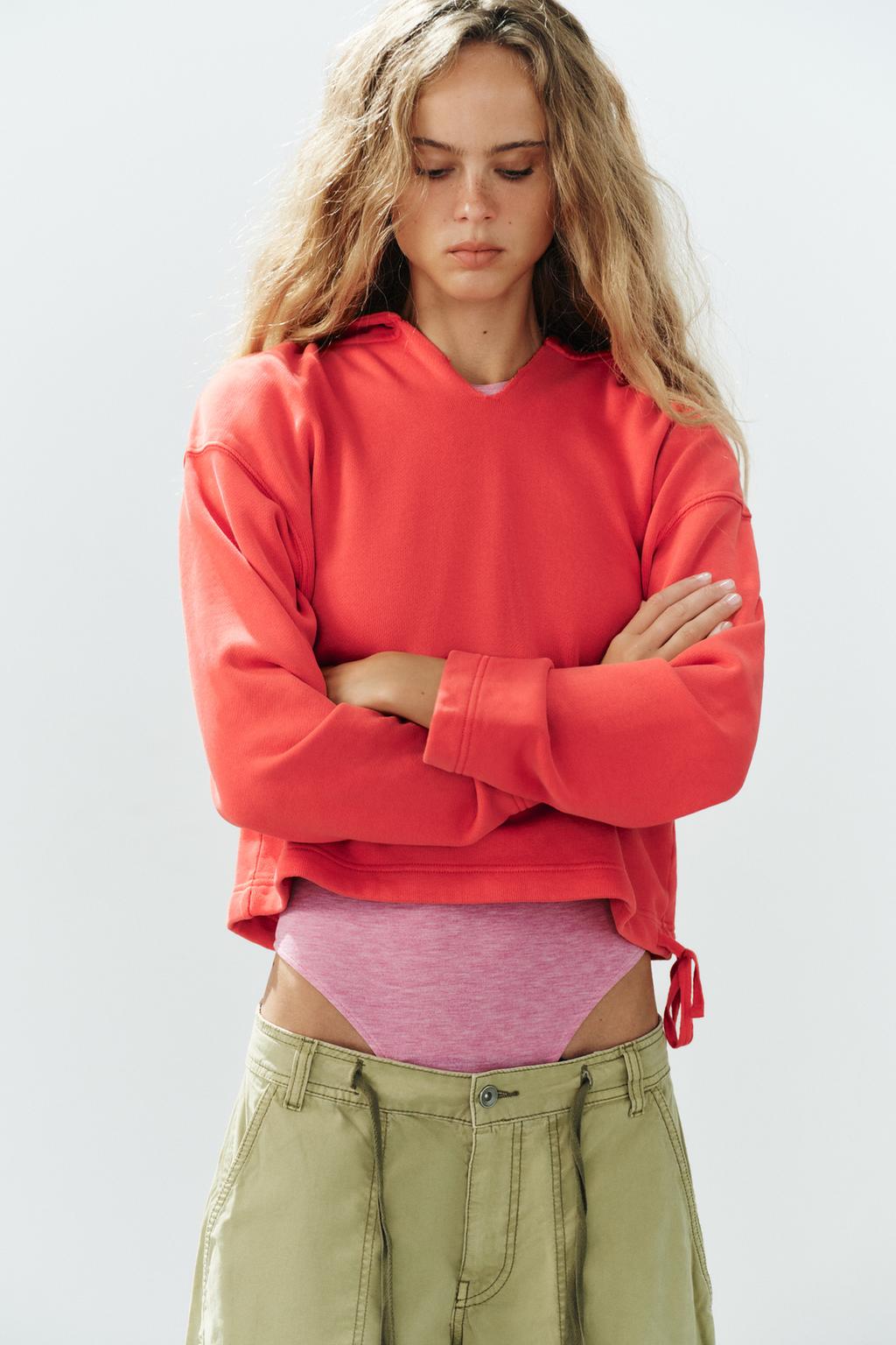 FADED-EFFECT HOODIE