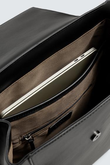 SAC À DOS À RABAT - Noir de Zara - Image 6