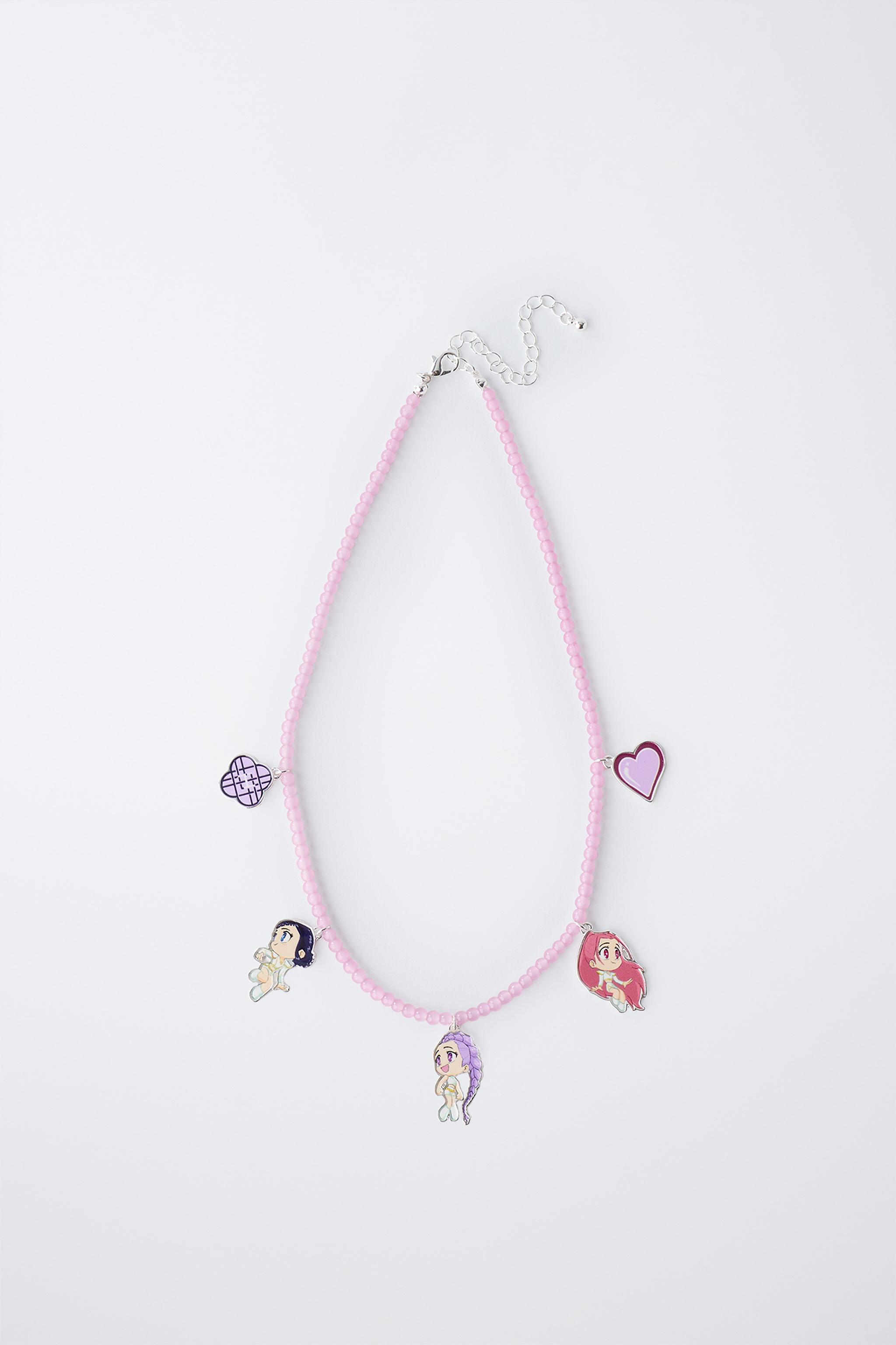 Collier Cœur Hunters Pour Fans - 2 Pièces, Alliage, Chaîne Ajustable - Accessoire Kpop, Cadeau Fan