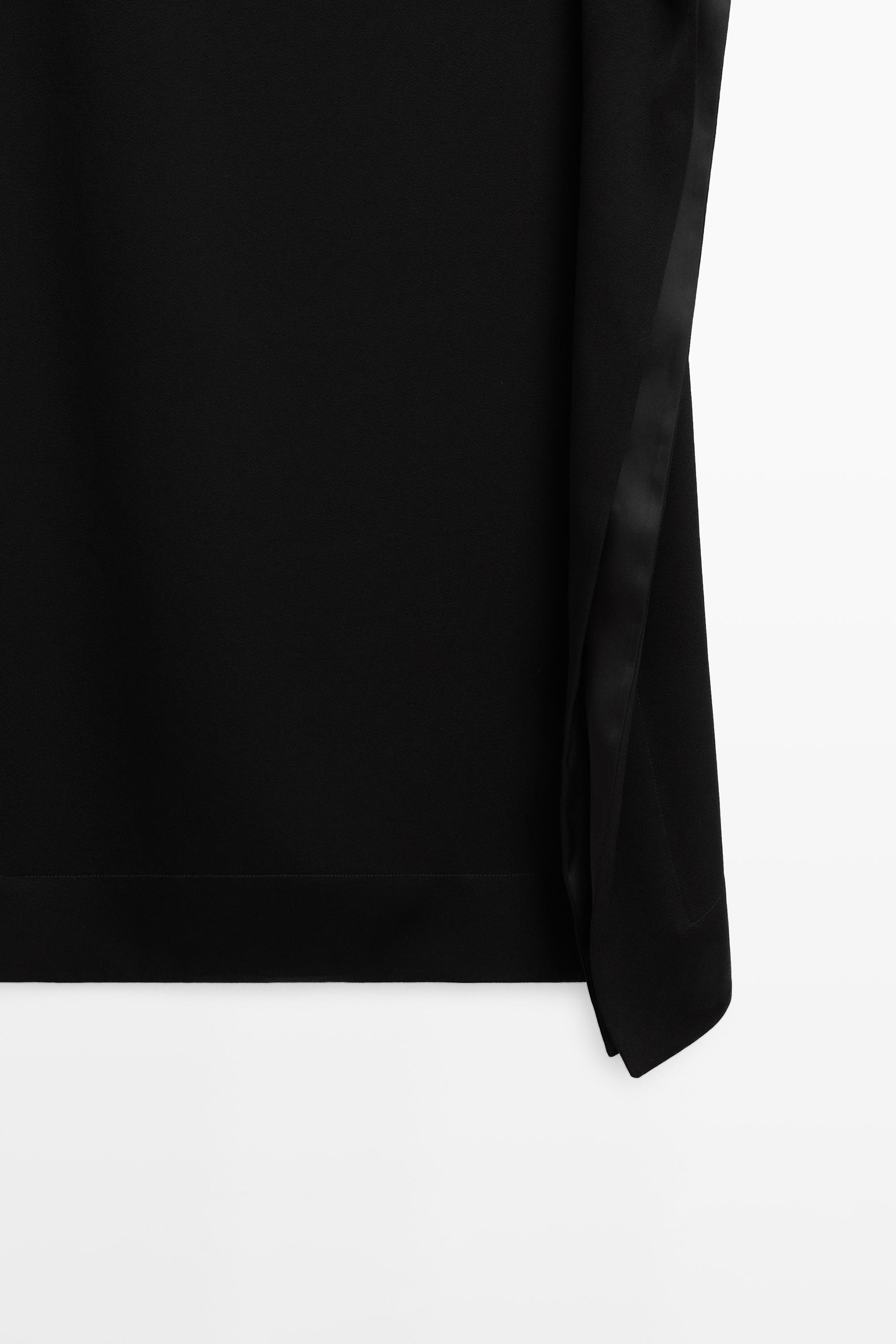 Flowing asymmetric dress with ruffle detail - STUDIO