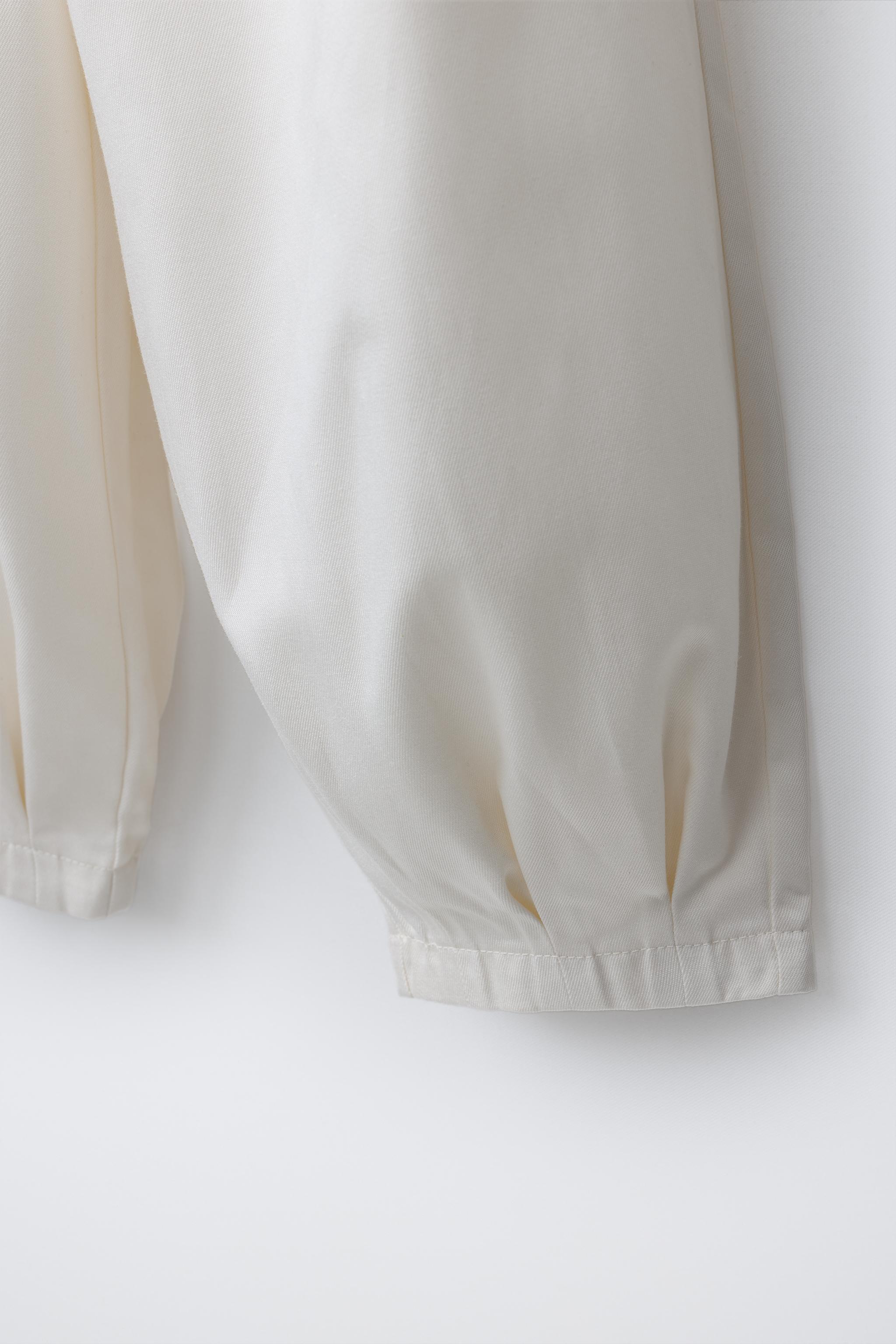 PANTALON BARREL À PINCES