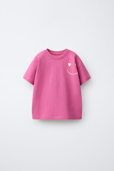 Zara TEXT PRINT T-SHIRT - 107 - Image 0