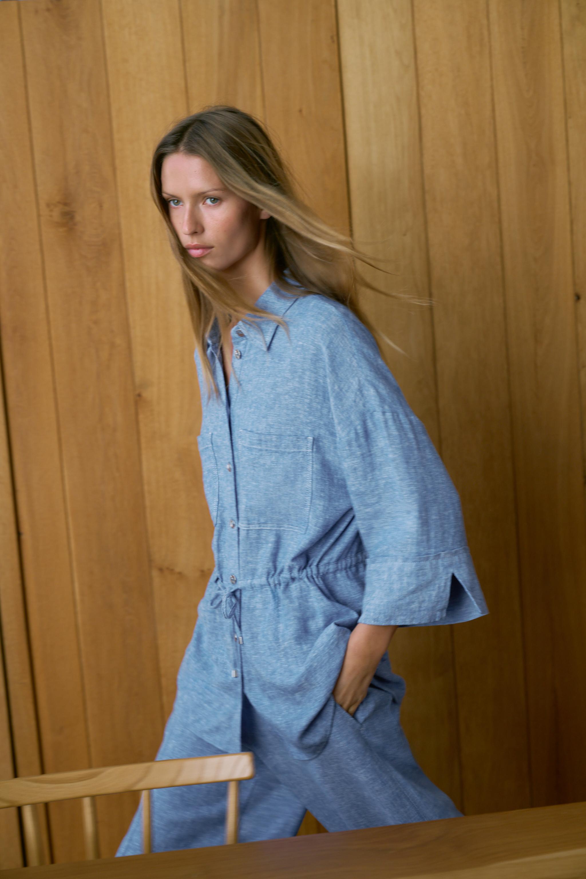 CHEMISE SAFARI AVEC LIN