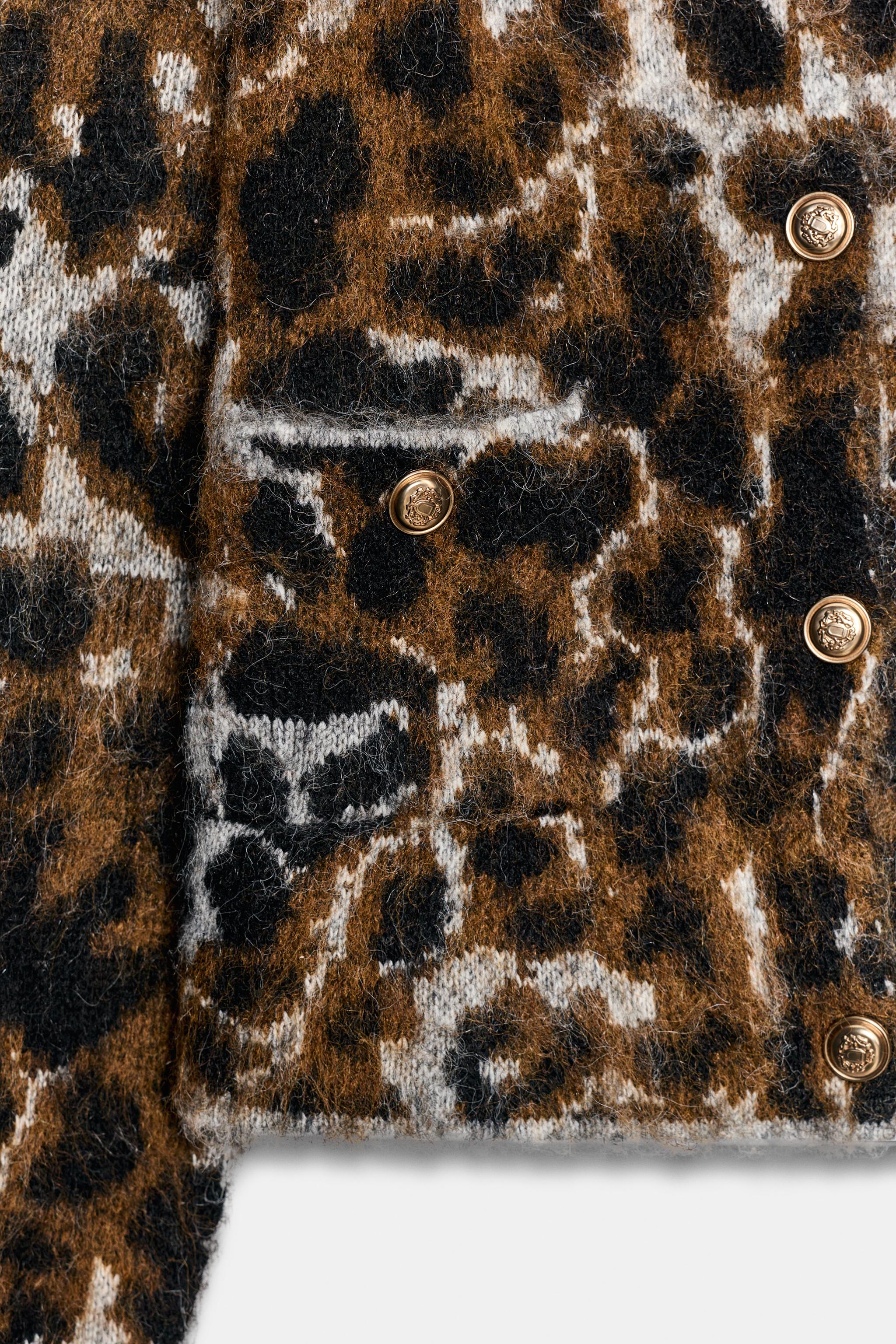 VESTE EN MAILLE JACQUARD ANIMAL