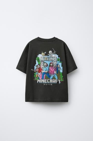 T-SHIRT IMPRIMÉ MINECRAFT © MOJANG AB. ™ - Anthracite foncé de Zara - Image 1
