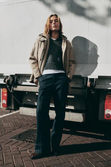 WATER REPELLENT HOODED PADDED JACKET - camel by Zara - Image 0