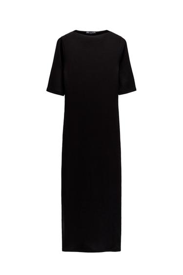 COTTON MIDI DRESS