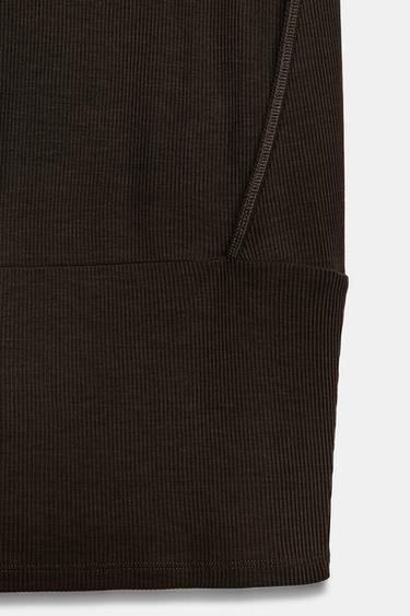 FLOWY HIGH NECK TOP - Bottle green by Zara - Image 6