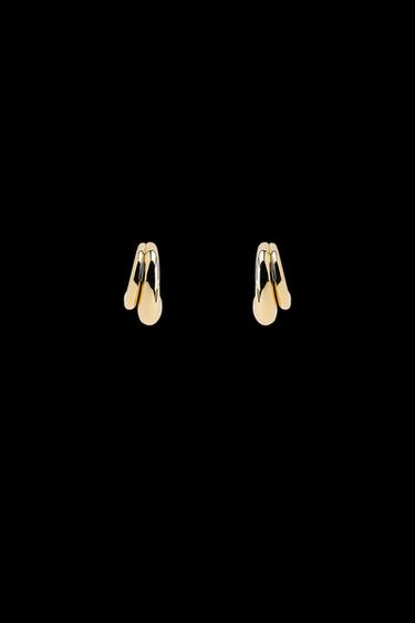 PENDIENTES ARO EARCUFF - Dorado de Zara - Imagen 0