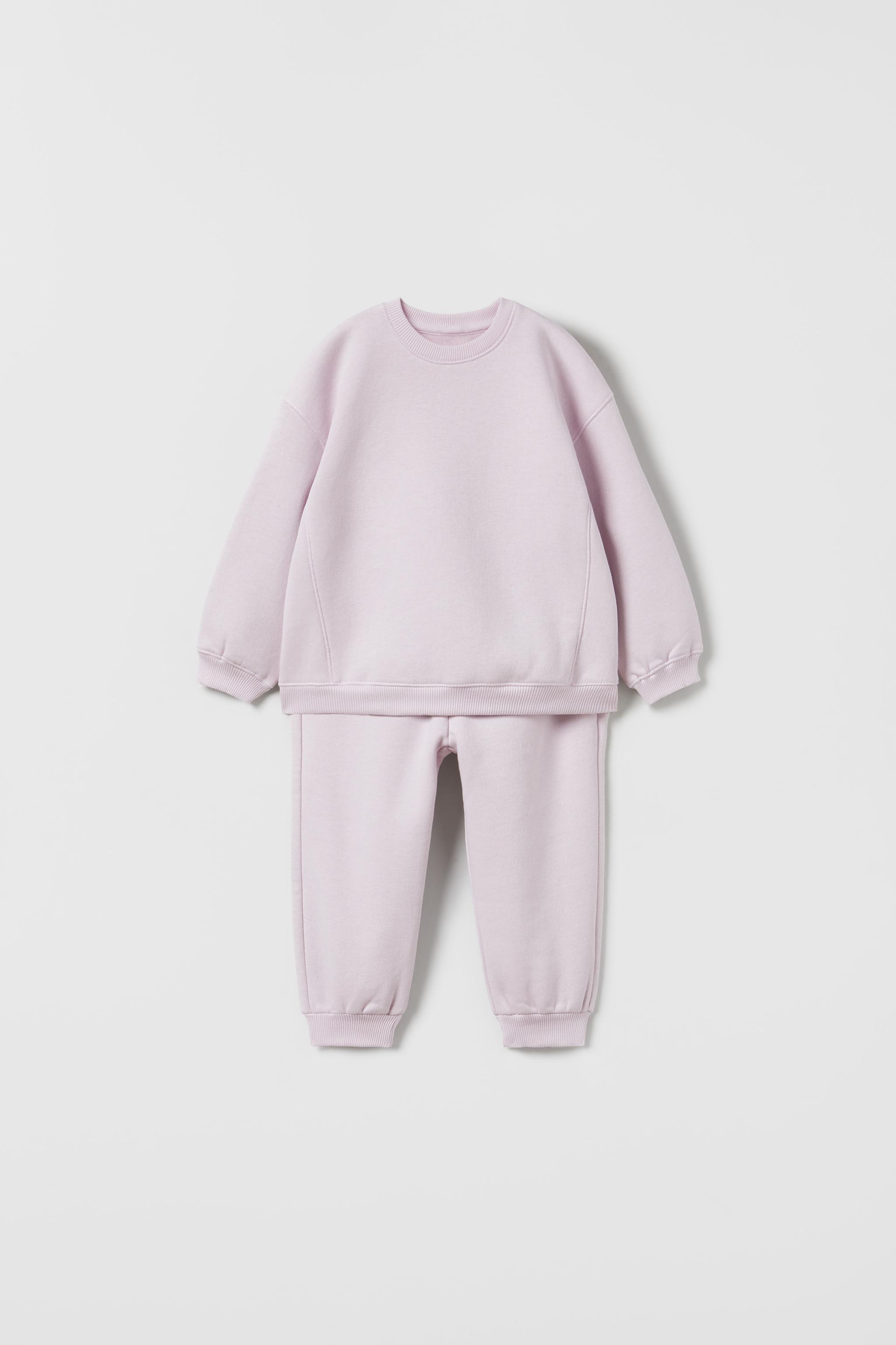 Zara pink tracksuit hot sale