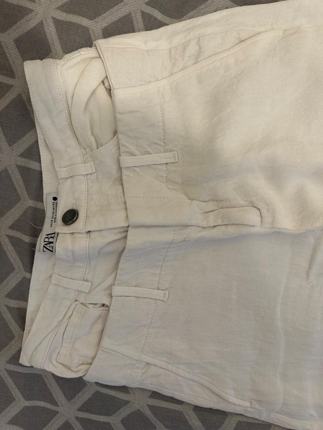 DOUBLE-WAIST LINEN BLEND TROUSERS - Image 3