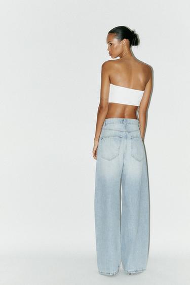 JEWEL CROP TOP - Oyster-white by Zara - Image 2
