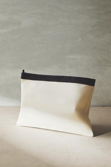 LARGE WATERPROOF WASH BAG - Ecru White by Zara - Image 6