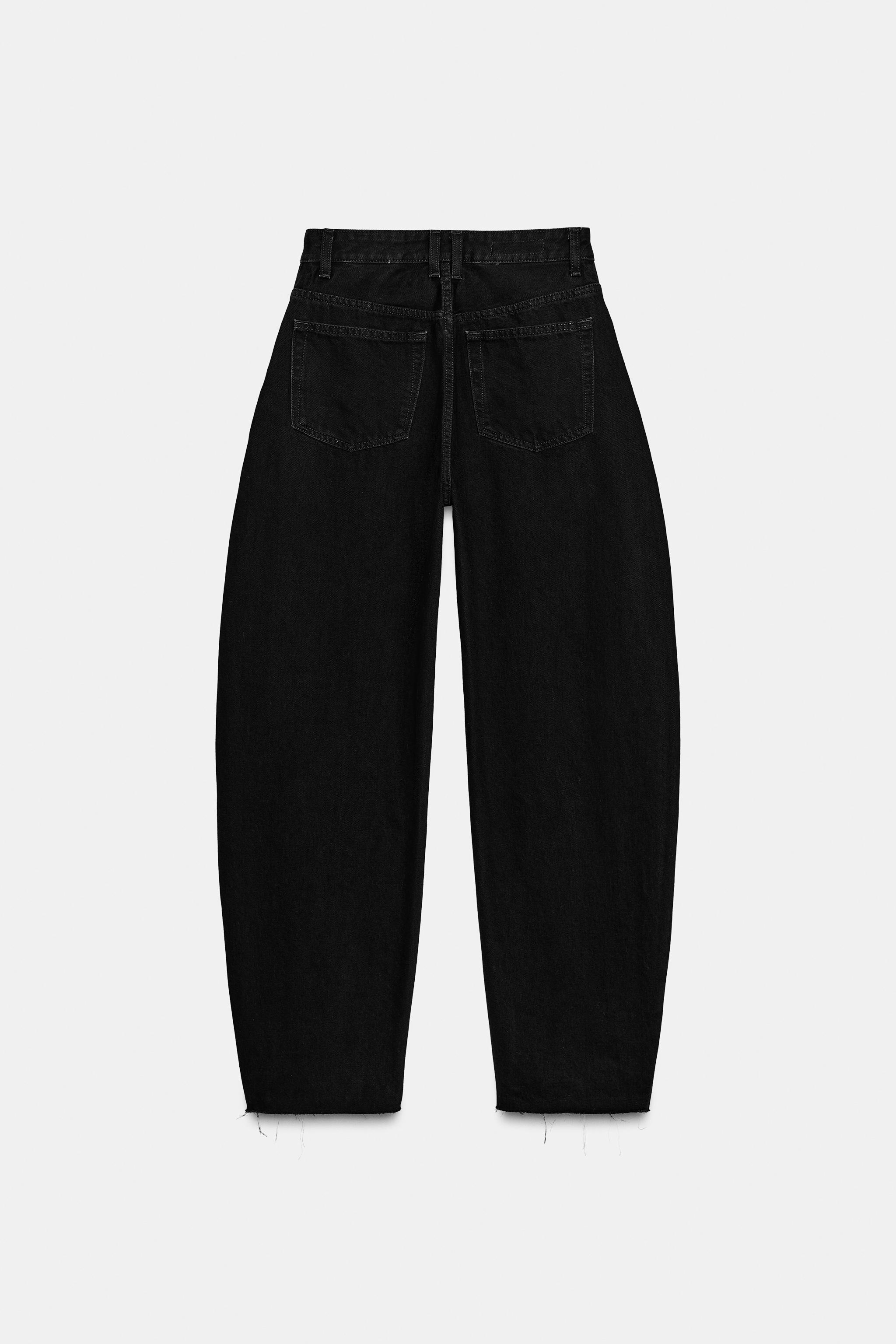 HIGH WAIST TRF BARREL JEANS