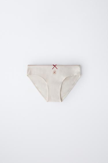 AGES 6-14 / SIX-PACK OF DOG PRINT BRIEFS - camel by Zara - Image 2