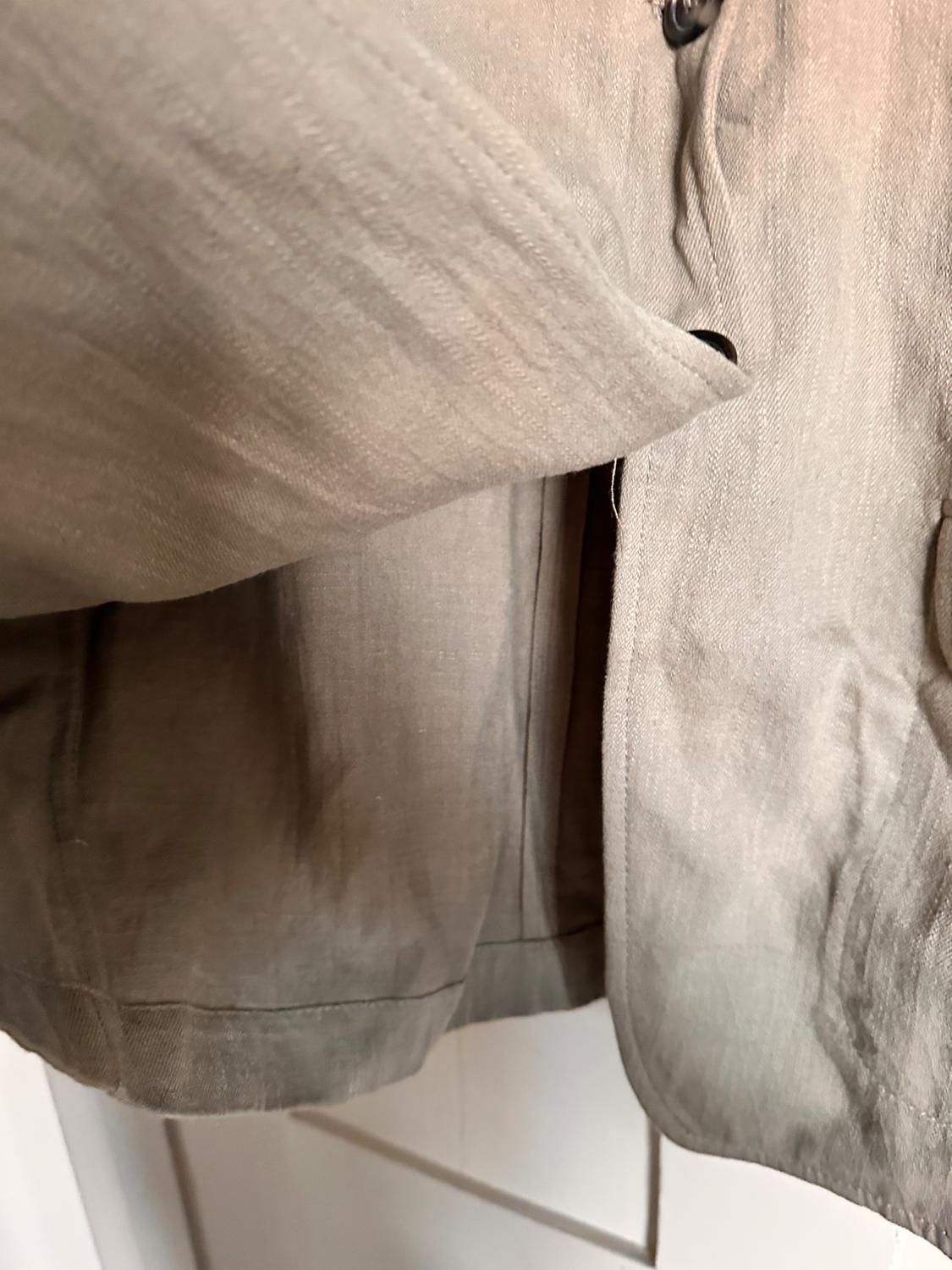 STRAIGHT LINEN-BLEND BLAZER - Image 7