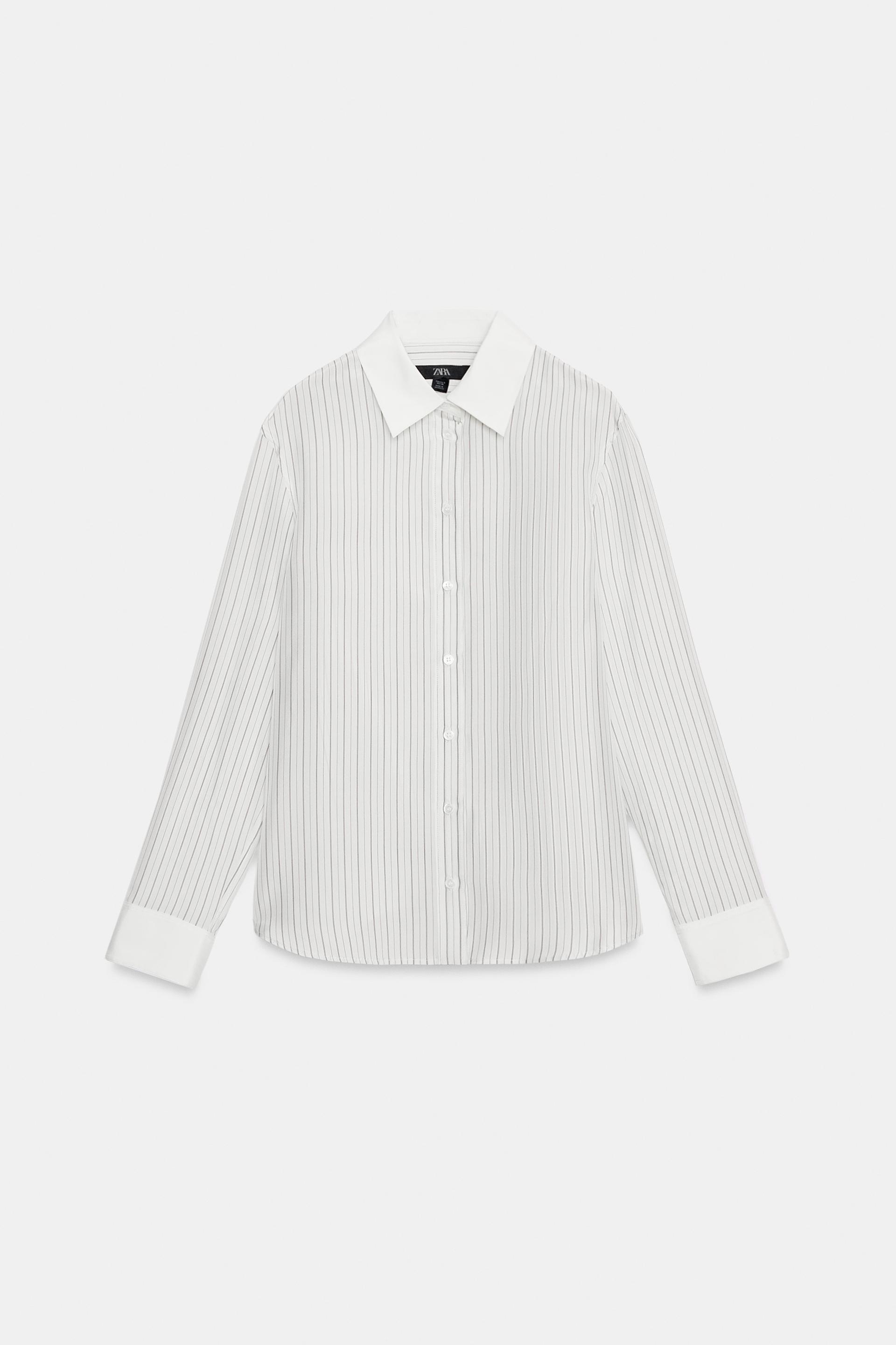 ZW COLLECTION 100% SILK STRIPED SHIRT thumbnail 6
