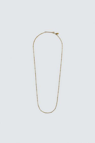 سلسلة حلقات من الفولاذ المقاوم للصدأ - ذهبي by Zara