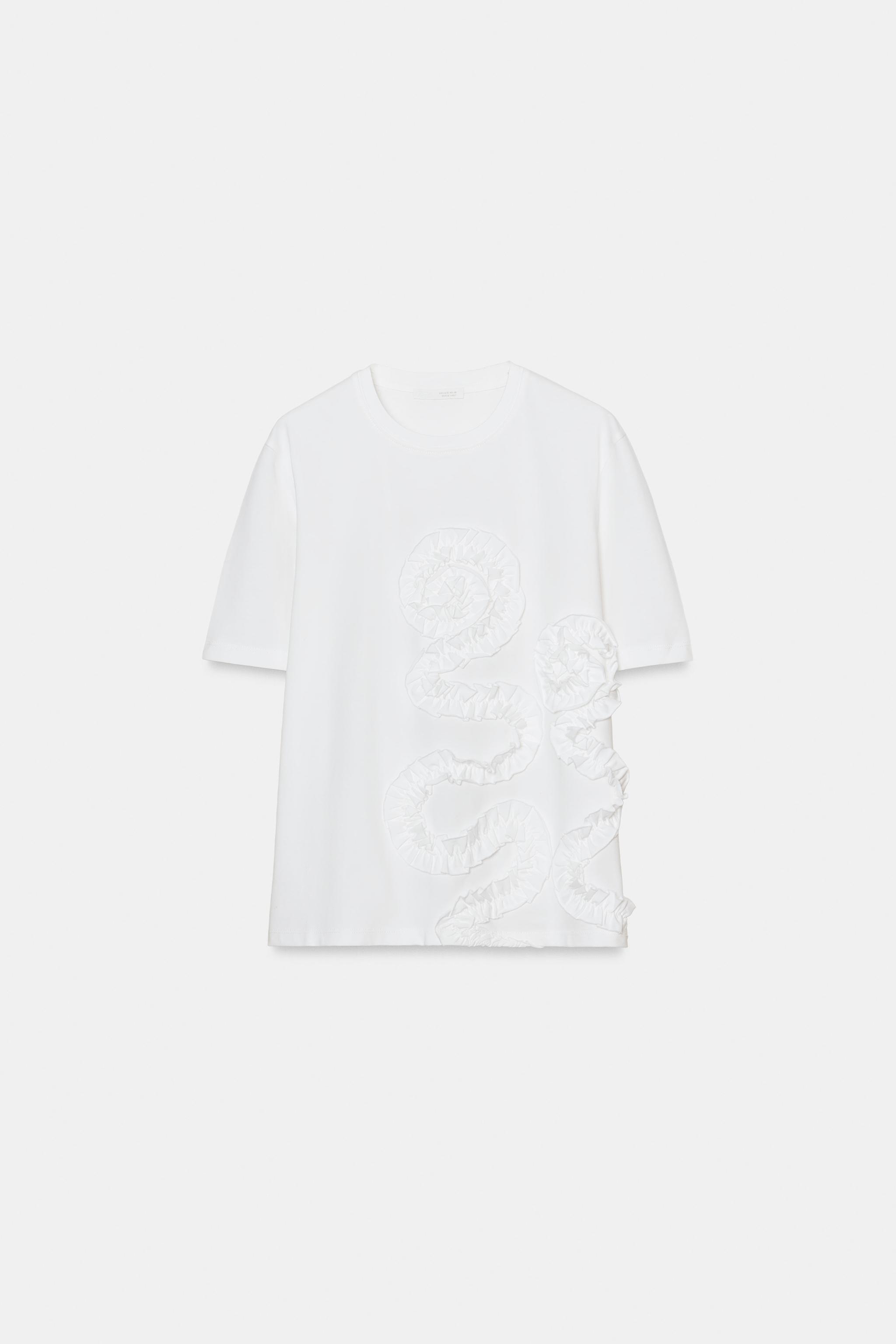 VOLÜMLÜ ÇİÇEK T-SHIRT - Görsel 6